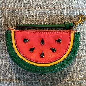 NWOT J. Crew watermelon zippered coin purse